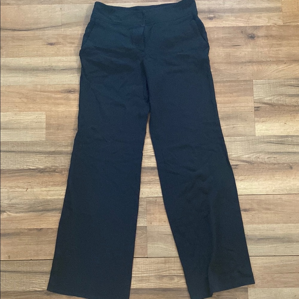 Prada Black Wide Leg Pants Tailored Elegance